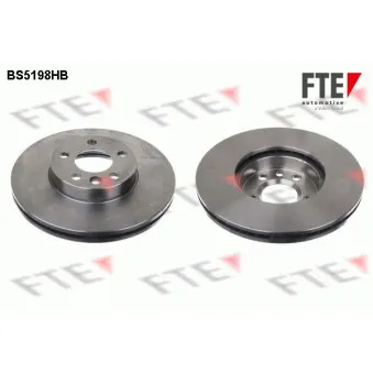 Jeu de 2 disques de frein avant FTE BS5198HB