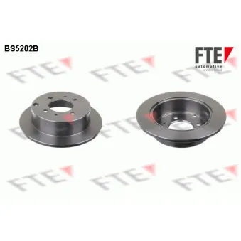 Jeu de 2 disques de frein arrière FTE BS5202B