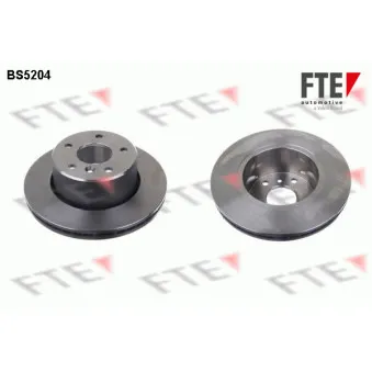 Jeu de 2 disques de frein avant FTE BS5204