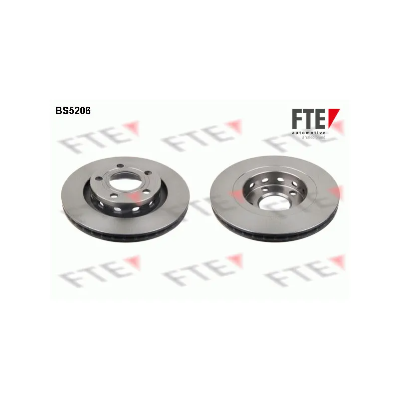 Jeu de 2 disques de frein arrière FTE BS5206