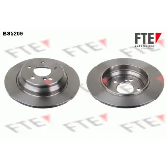 Jeu de 2 disques de frein arrière FTE BS5209