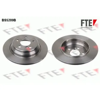 Jeu de 2 disques de frein arrière FTE BS5209B