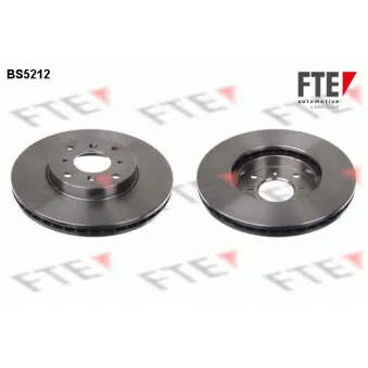 Jeu de 2 disques de frein avant FTE BS5212