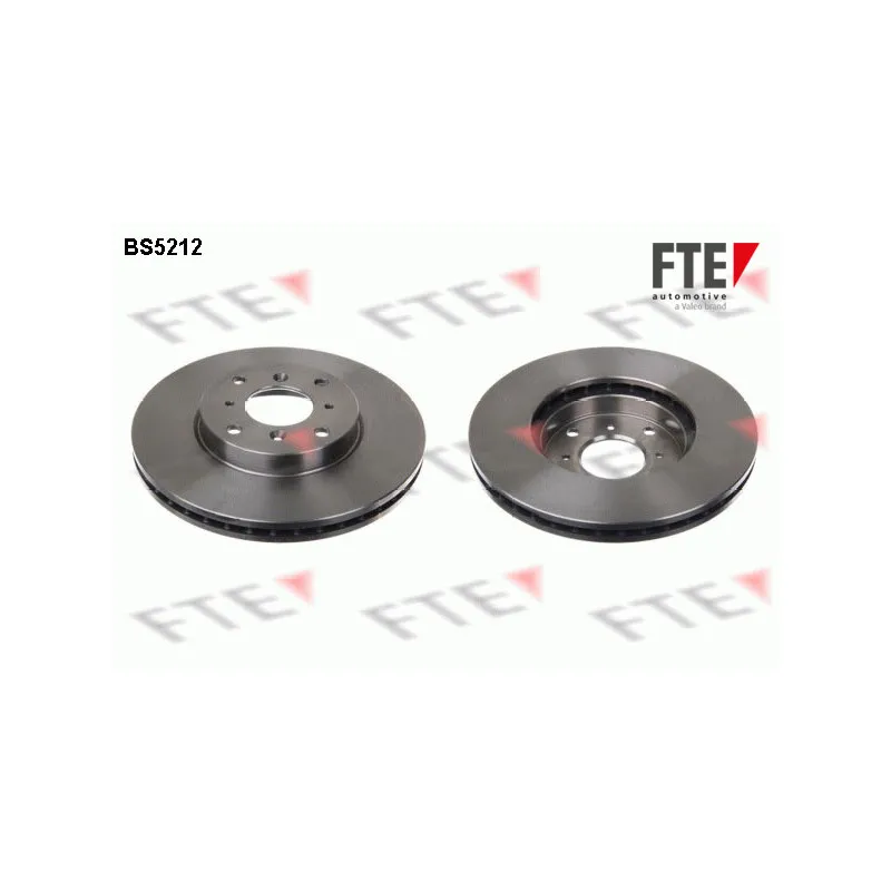 Jeu de 2 disques de frein avant FTE BS5212