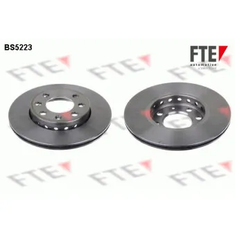 Jeu de 2 disques de frein avant FTE BS5223