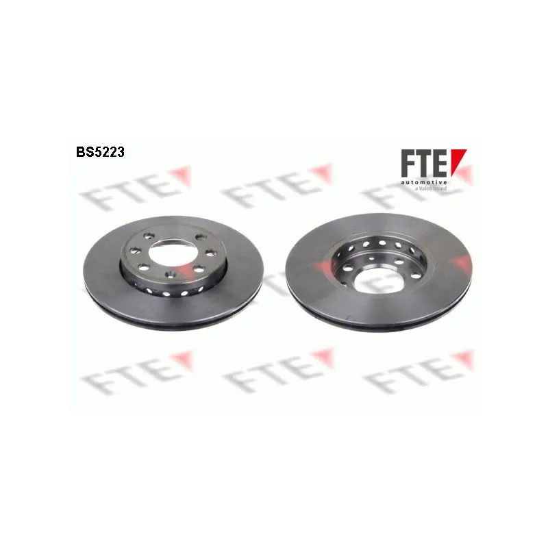Jeu de 2 disques de frein avant FTE BS5223