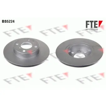 Jeu de 2 disques de frein avant FTE