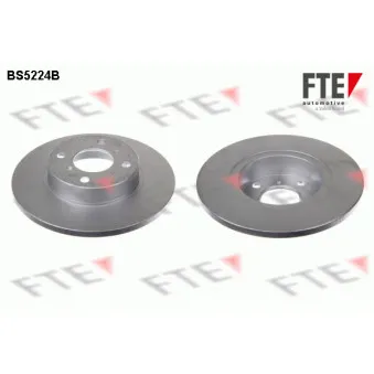 Jeu de 2 disques de frein avant FTE BS5224B