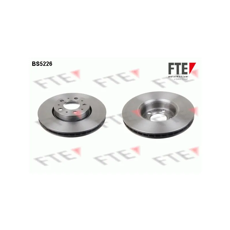 Jeu de 2 disques de frein avant FTE BS5226