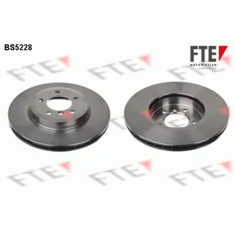 Jeu de 2 disques de frein avant FTE BS5228