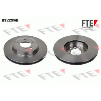 Jeu de 2 disques de frein avant FTE