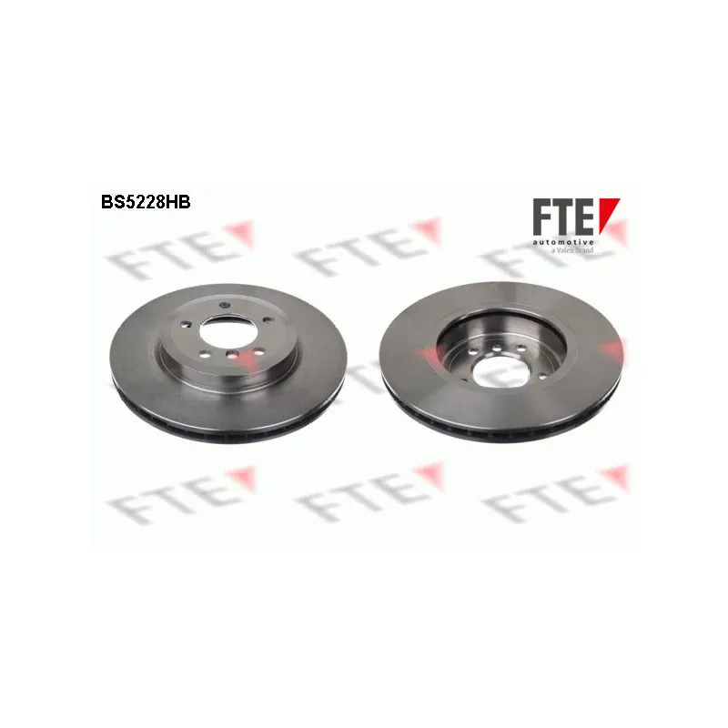 Jeu de 2 disques de frein avant FTE BS5228HB