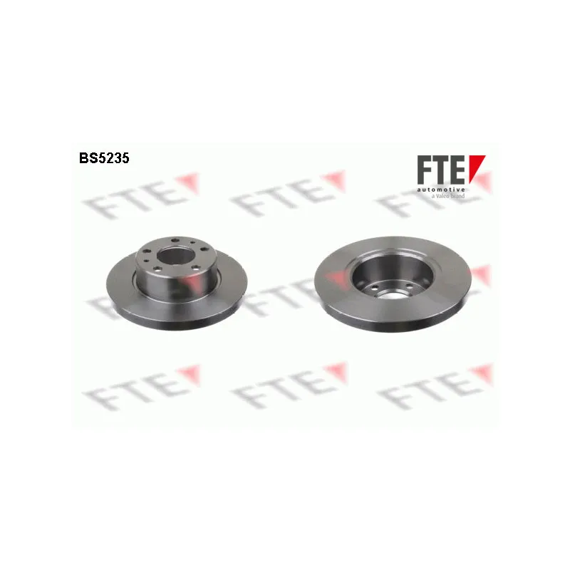 Jeu de 2 disques de frein avant FTE BS5235