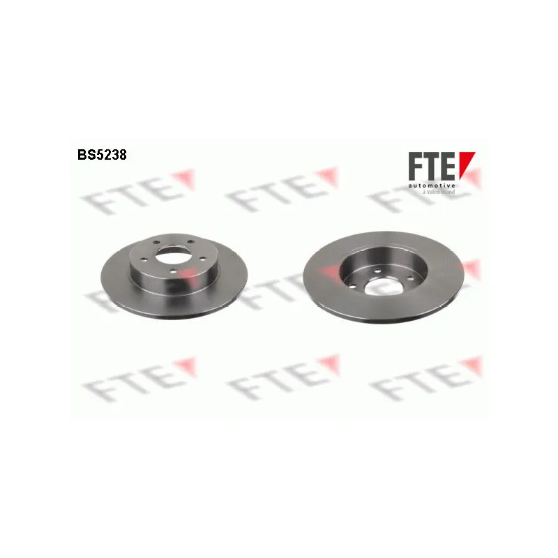 Jeu de 2 disques de frein arrière FTE BS5238