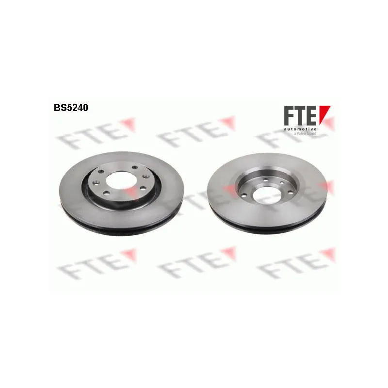Jeu de 2 disques de frein avant FTE BS5240