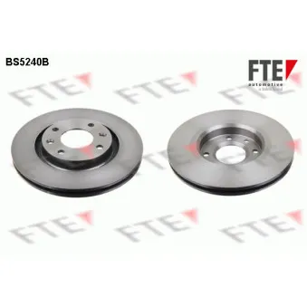 Jeu de 2 disques de frein avant FTE BS5240B