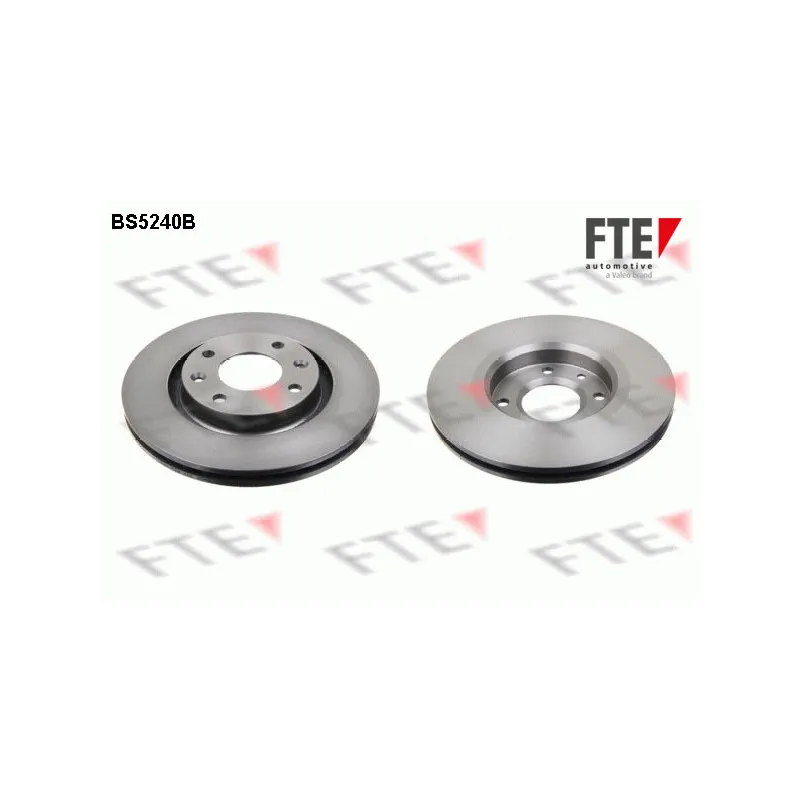 Jeu de 2 disques de frein avant FTE BS5240B
