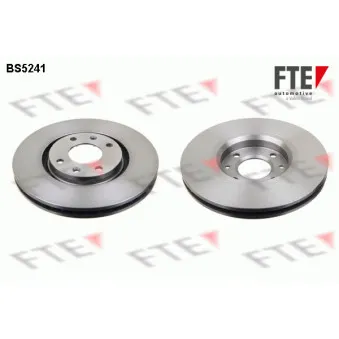 Jeu de 2 disques de frein avant FTE BS5241