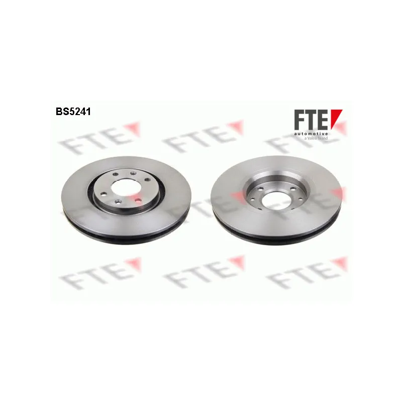 Jeu de 2 disques de frein avant FTE BS5241