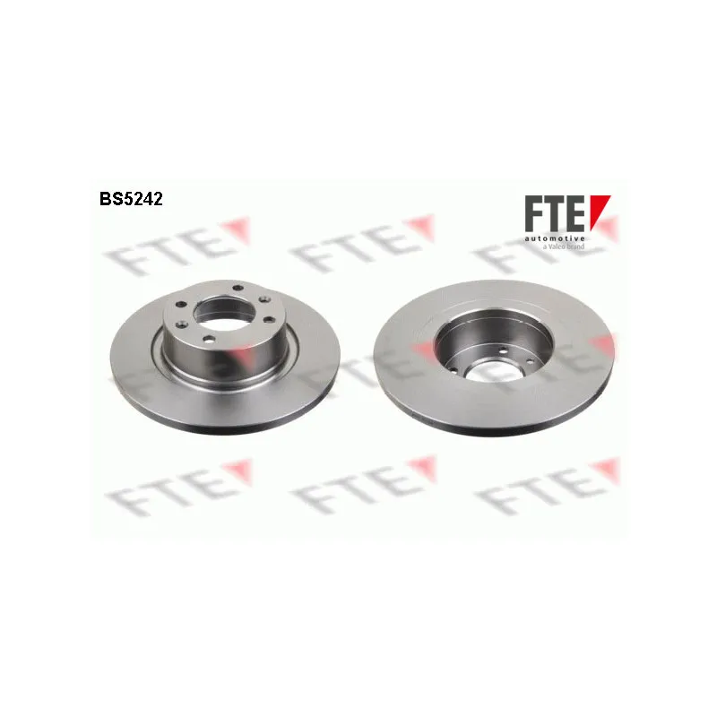 Jeu de 2 disques de frein arrière FTE BS5242
