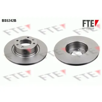 Jeu de 2 disques de frein arrière FTE