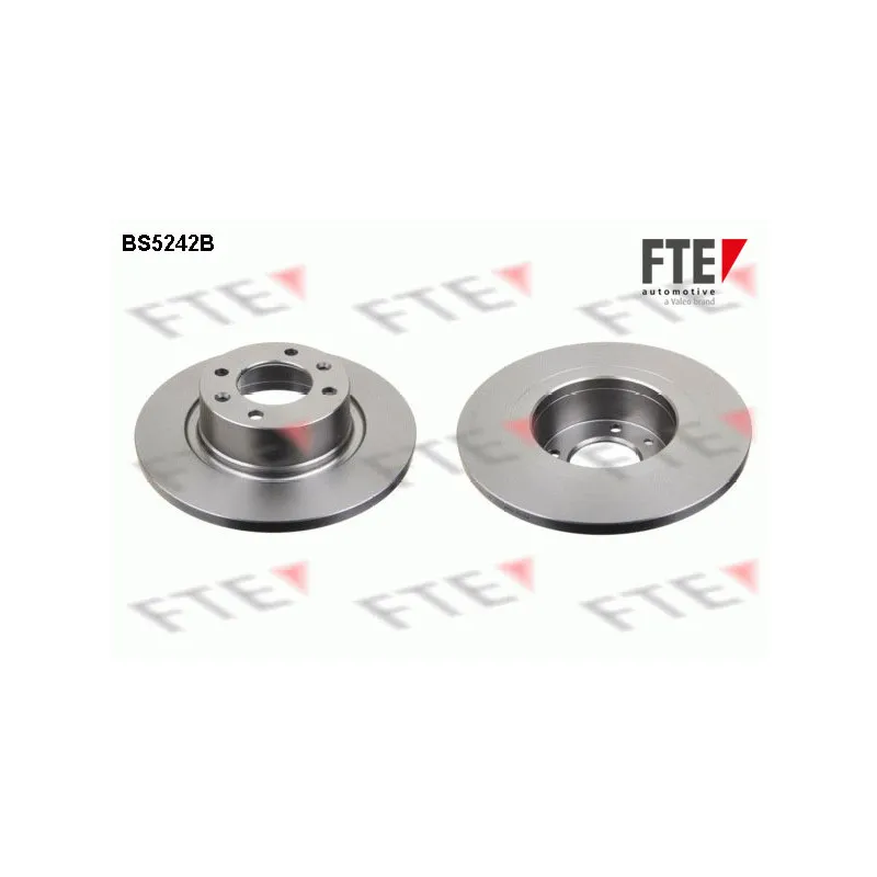 Jeu de 2 disques de frein arrière FTE BS5242B