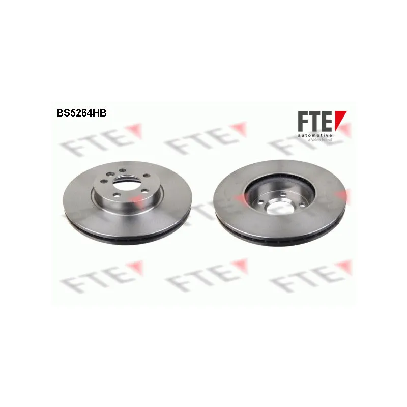Jeu de 2 disques de frein avant FTE BS5264HB