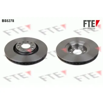 Jeu de 2 disques de frein avant FTE BS5278