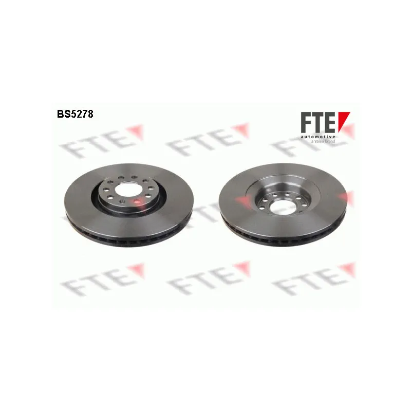 Jeu de 2 disques de frein avant FTE BS5278