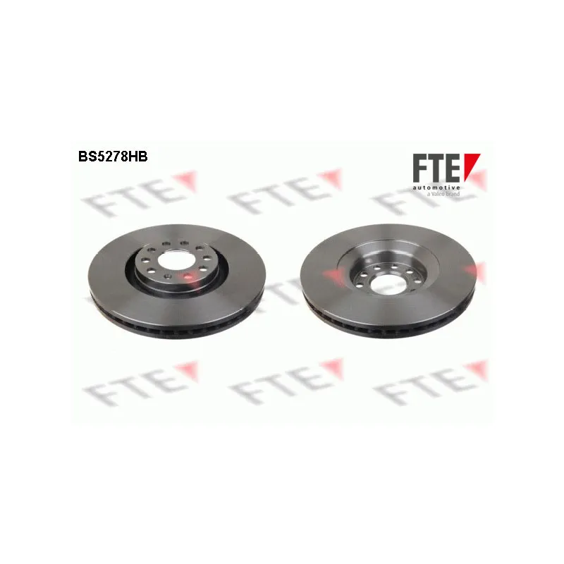 Jeu de 2 disques de frein avant FTE BS5278HB