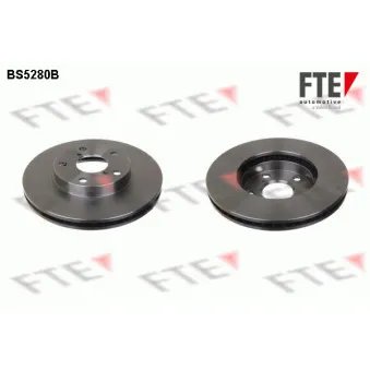 Jeu de 2 disques de frein avant FTE BS5280B
