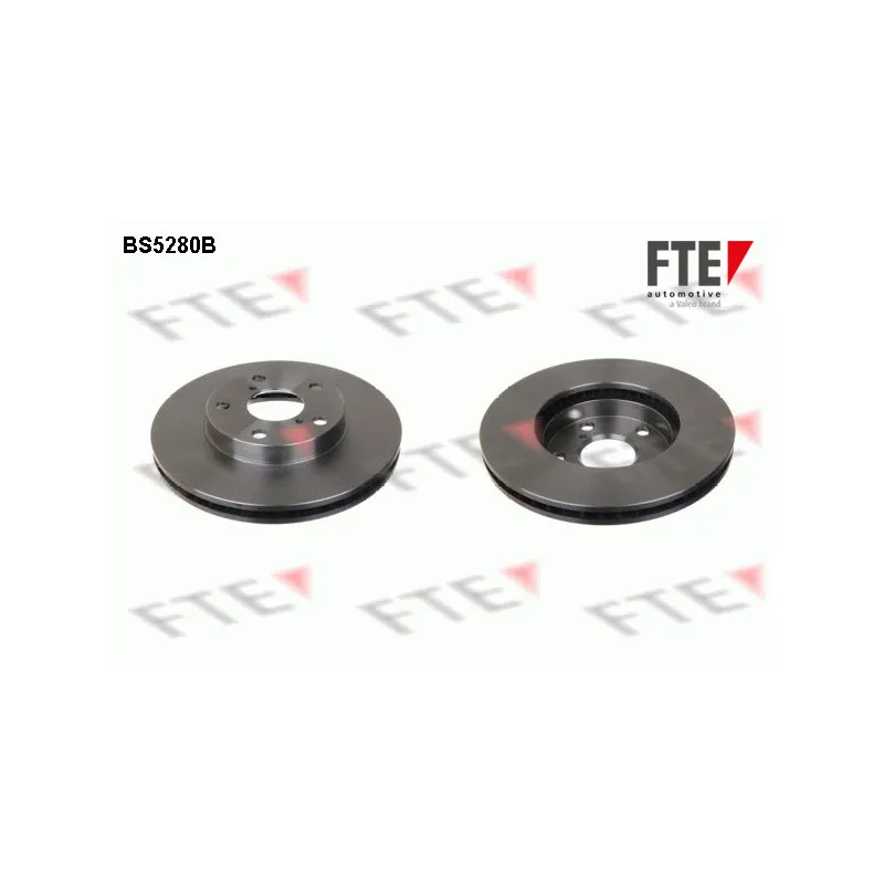 Jeu de 2 disques de frein avant FTE BS5280B