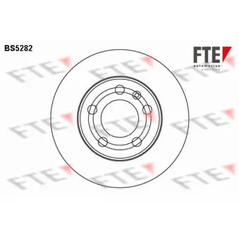Jeu de 2 disques de frein avant FTE BS5282