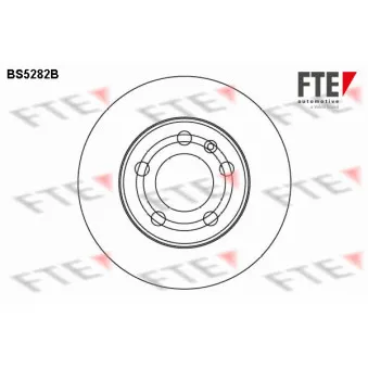 Jeu de 2 disques de frein avant FTE BS5282B