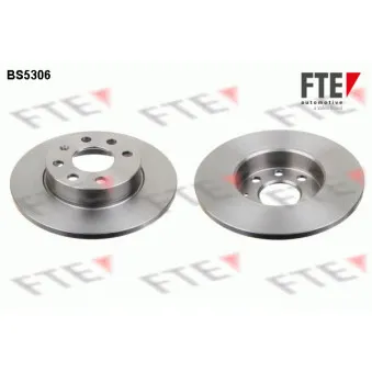 Jeu de 2 disques de frein avant FTE BS5306