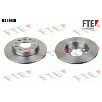 Jeu de 2 disques de frein arrière FTE BS5308B