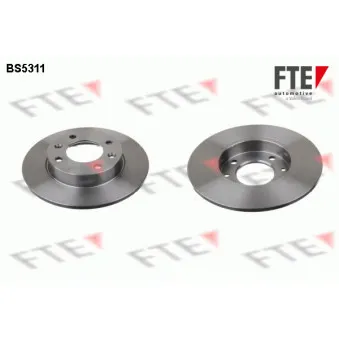 Jeu de 2 disques de frein arrière FTE BS5311