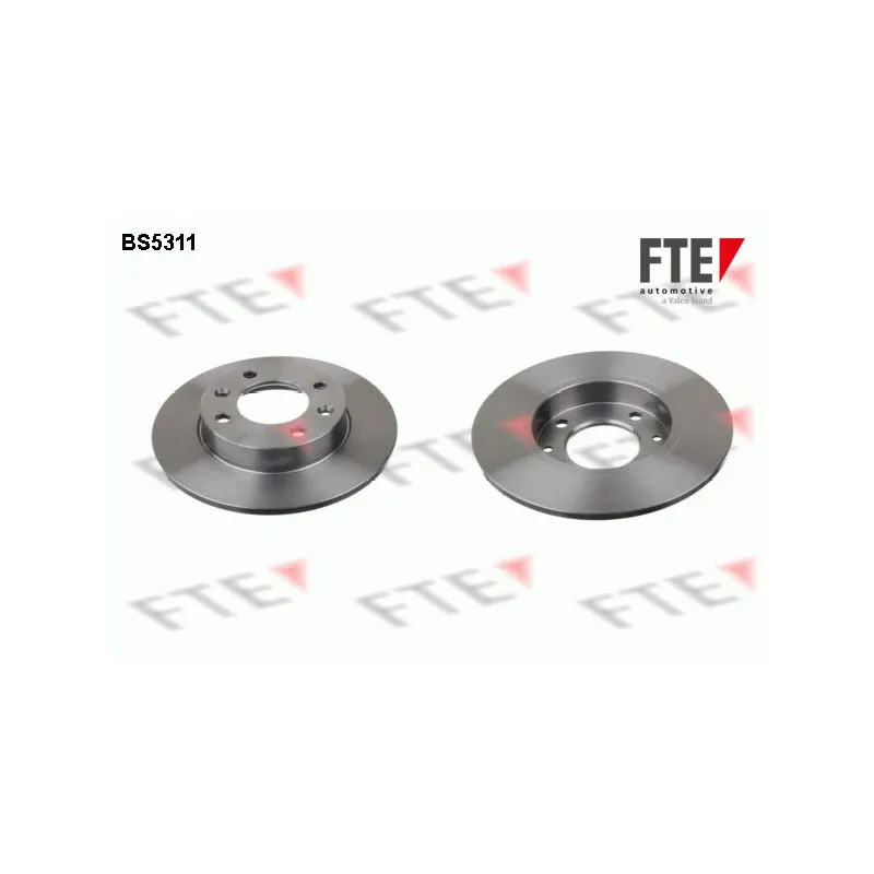 Jeu de 2 disques de frein arrière FTE BS5311