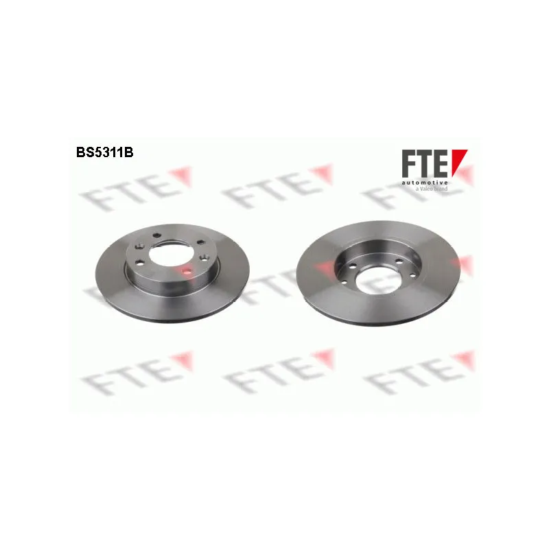 Jeu de 2 disques de frein arrière FTE BS5311B
