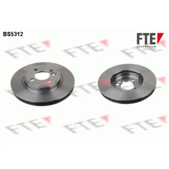 Jeu de 2 disques de frein avant FTE BS5312