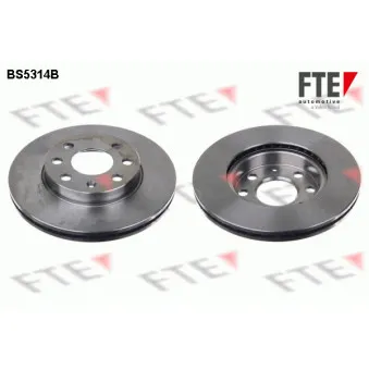 Jeu de 2 disques de frein avant FTE BS5314B