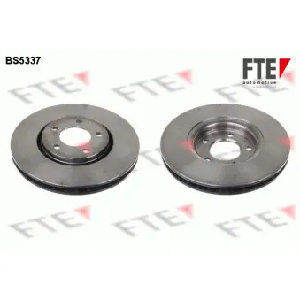 Jeu de 2 disques de frein avant FTE BS5337