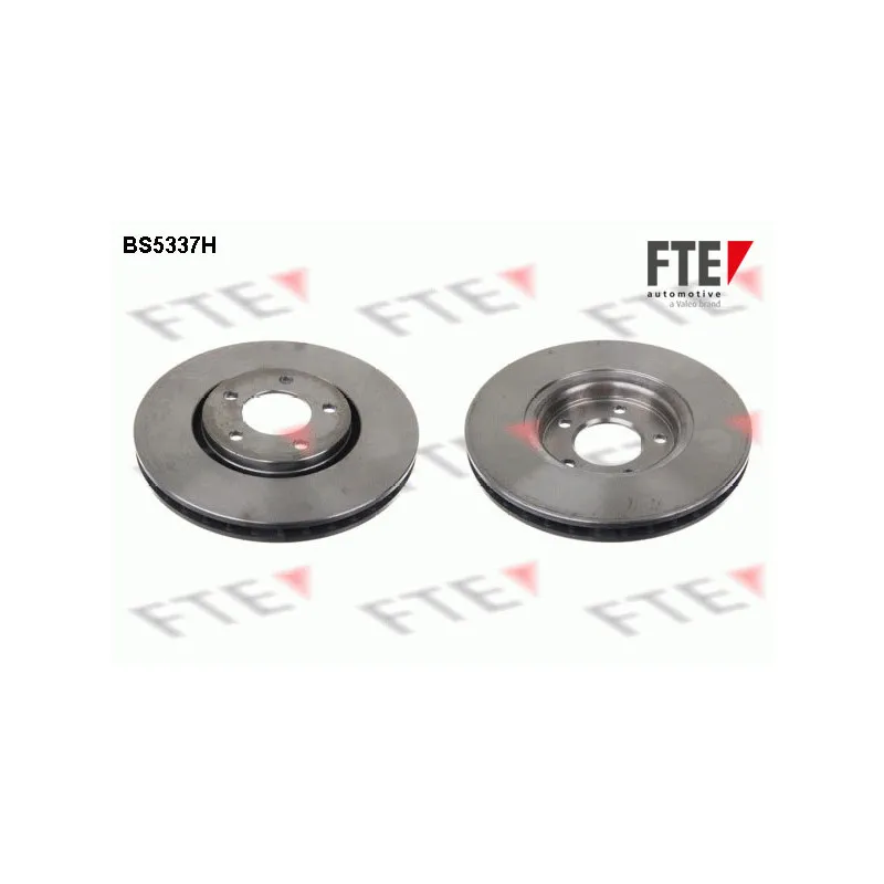 Jeu de 2 disques de frein avant FTE BS5337H