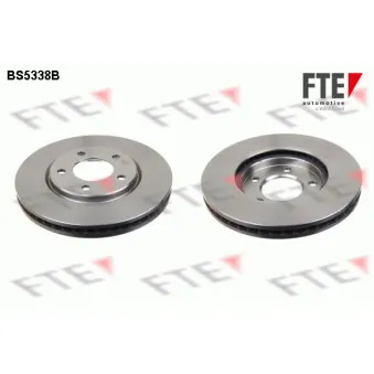 Jeu de 2 disques de frein avant FTE BS5338B