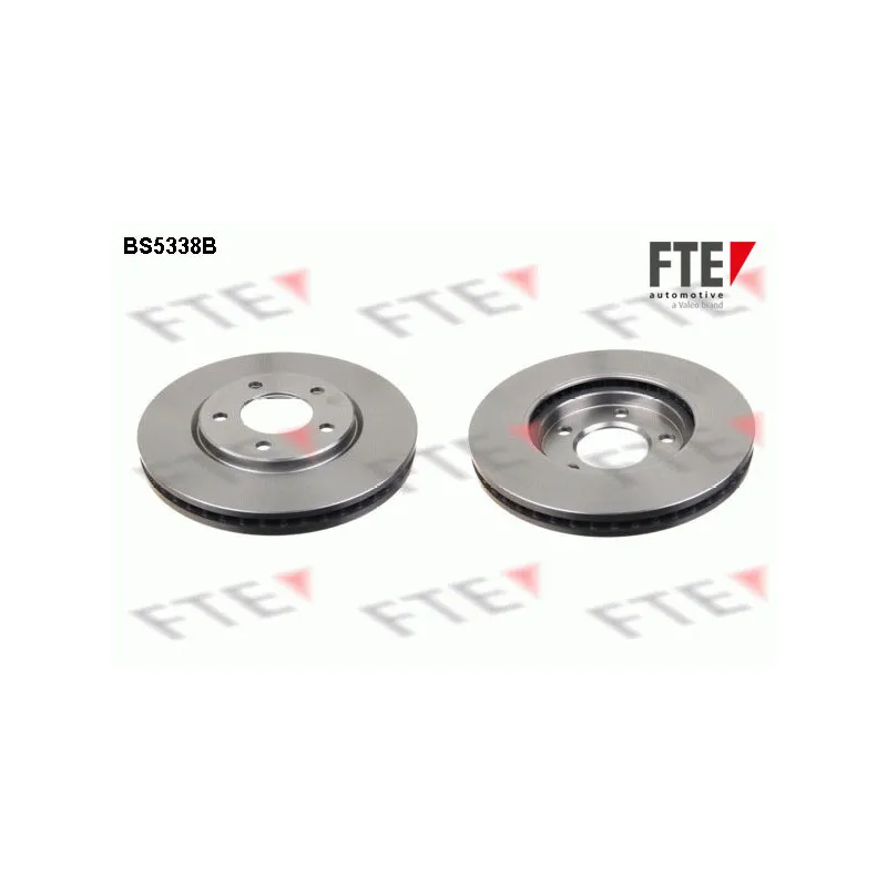 Jeu de 2 disques de frein avant FTE BS5338B