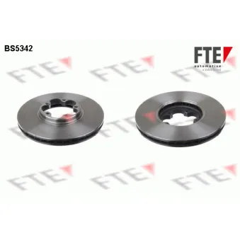 Jeu de 2 disques de frein avant FTE BS5342