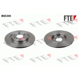 Jeu de 2 disques de frein arrière FTE BS5349
