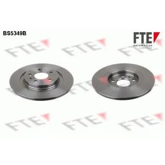 Jeu de 2 disques de frein arrière FTE BS5349B