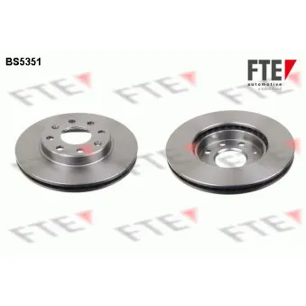 Jeu de 2 disques de frein avant FTE BS5351