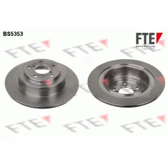 Jeu de 2 disques de frein arrière FTE BS5353